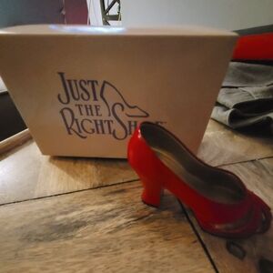 Just the Right Shoe Ravishing Red
